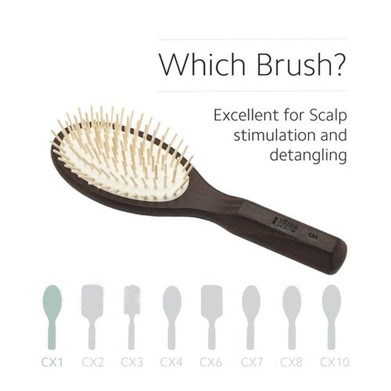 Ibiza Hair Professional CX Series Brushes - Round, Paddle & Oval Styles for Effortless Styling