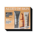 Allies of Skin 7 Days to Brighter Skin Kit - 3-Step Vitamin C Skincare Set with 20% Vitamin C Serum, Amino Acid Cleanser & Peptide Moisturizer