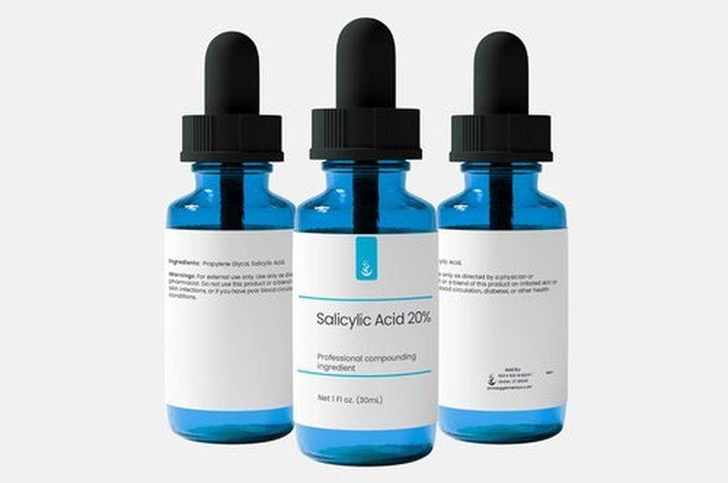 Pure Original Ingredients Salicylic Acid 20% Solution - Effective Acne Treatment Serum (30 mL)