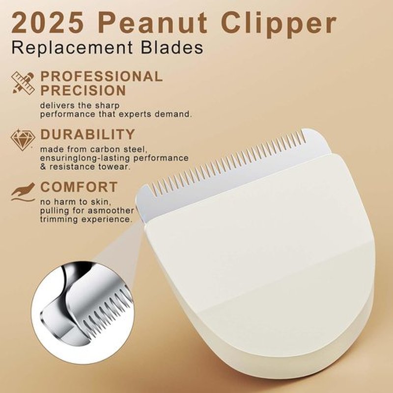 Skiennix Peanut Replacement Blade - Precision Ground for Smooth Cutting | 2 Pack, Compatible with Wahl Clippers & Trimmers