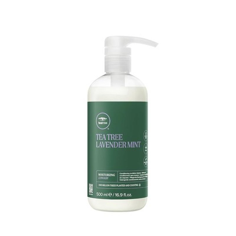 Skiennix Tea Tree Lavender Mint Cowash - Moisturizing Cleansing Conditioner for Curly, Coarse Hair