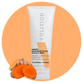 Volition Beauty Turmeric Brightening Polish with Oatmeal + Vitamin E | Physical Scrub to Exfoliate Face & Body | Removes Dead Skin, Smooths, Boosts Luminosity & Glow | Non-Stain Formula (4 fl oz)