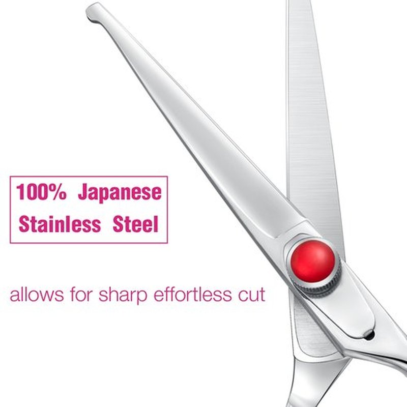 6" Kids Hair Cutting Scissors Shears Safety Rounded Tips Kids Haircut Scissors for Children Baby Toddler Girls Boys Japanese Stainless Steel Silver Christmas Thanksgiving Gift Dragon Creek