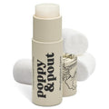 Poppy & Pout Marshmallow Creme Jumbo Lip Balm | All Natural Lip Balms & Moisturizers | Hydrates with Beeswax, Vitamin E, Organic Coconut Oil | Cruelty-Free | Lip Balm in Recyclable Cardboard Tube