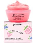 Grace & Stella Lip Butter - Hydrating Lip Balm & Nourishing Mask - Travel Size (1-Pack) for Overnight Repair
