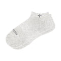 emuaid Ionic Silver Socks – Silver Fiber Blend, Moisture-Wicking & Odor Control, One Pair – Gray