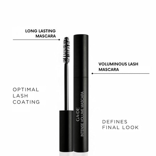 GA-DE COSMETICS Intense Volume Mascara - Bold Black Formula for Dramatic Lashes