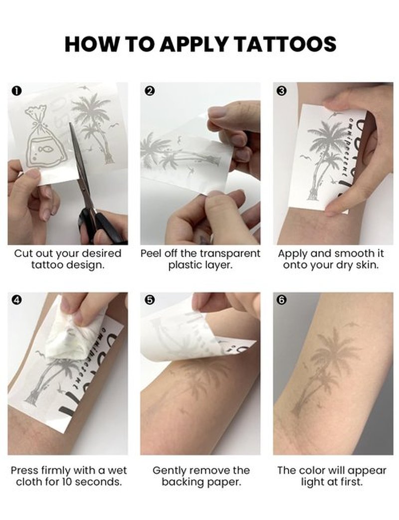 UBICA Semi Permanent Tattoos for Women, 2 Sheets Realistic Flower Temporary Tattoos Fake Tattoo Stickers for Party, Waterproof No Reflective, Lasts 1 Weeks (Sexy Floral & Lily Designs)