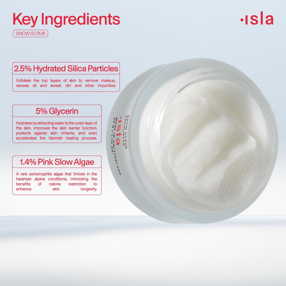 ISLA Beauty Women's Snow Scrub Exfoliator