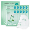 Celimax The Real Cica Calming Serum Mask - Hydrating Korean Face Sheet Mask with Centella Asiatica & Madecassoside | 10 Pack, 27ml