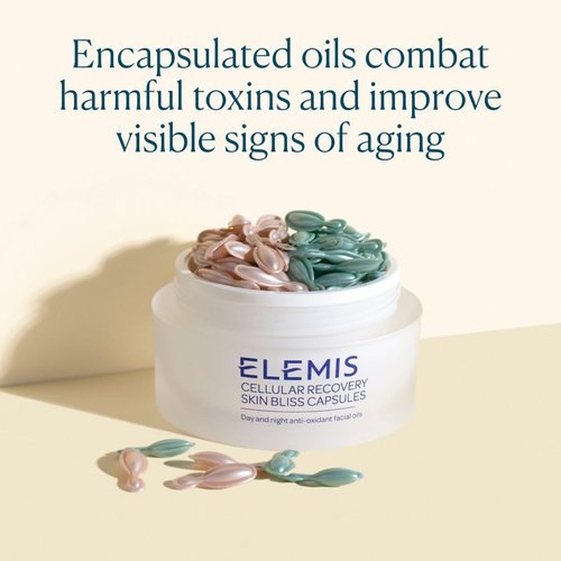 ELEMIS Skin Bliss Capsules - Antioxidant Anti-Aging Face Oils for Day & Night, Nourish & Replenish Skin
