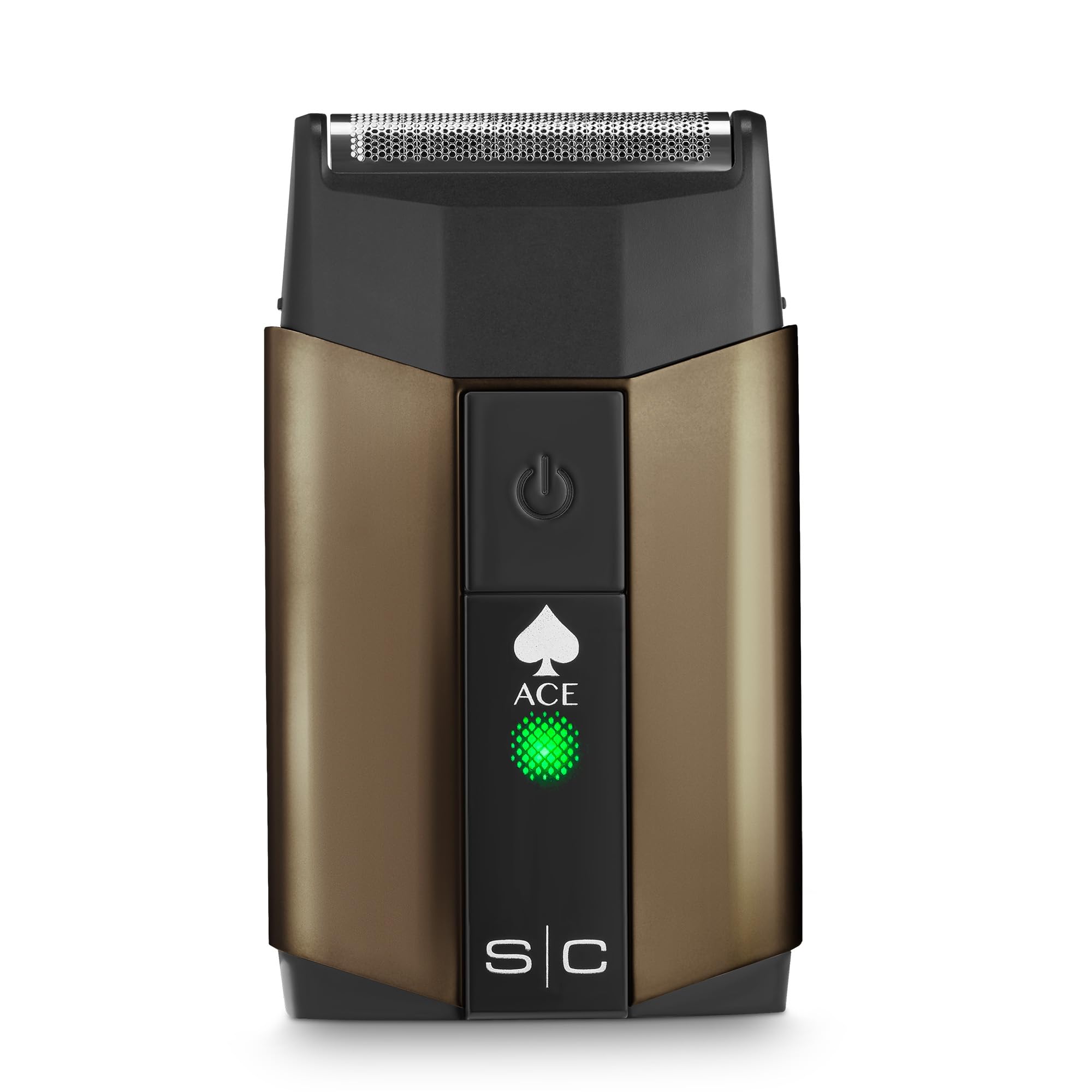 StyleCraft Ace Cordless Single Foil Shaver with Integrated Trimmer, USB-C Rechargeable Men's Foil Shaver with Powerful Rotary Motor