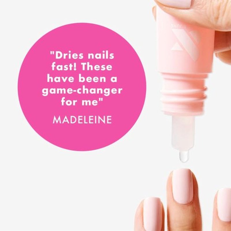 Olive & June Dry Drops - Quick Drying Nail Polish with Jojoba Oil | Touch-Dry in 80 Seconds | Vegan & Cruelty-Free