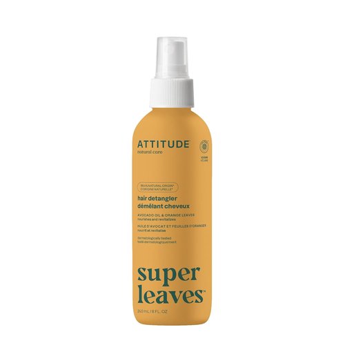 ATTITUDE Detangling Spray - EWG Verified Vegan Hair Care for Smooth, Manageable Hair | Orange Blossom & Eucalyptus, 8 Fl Oz