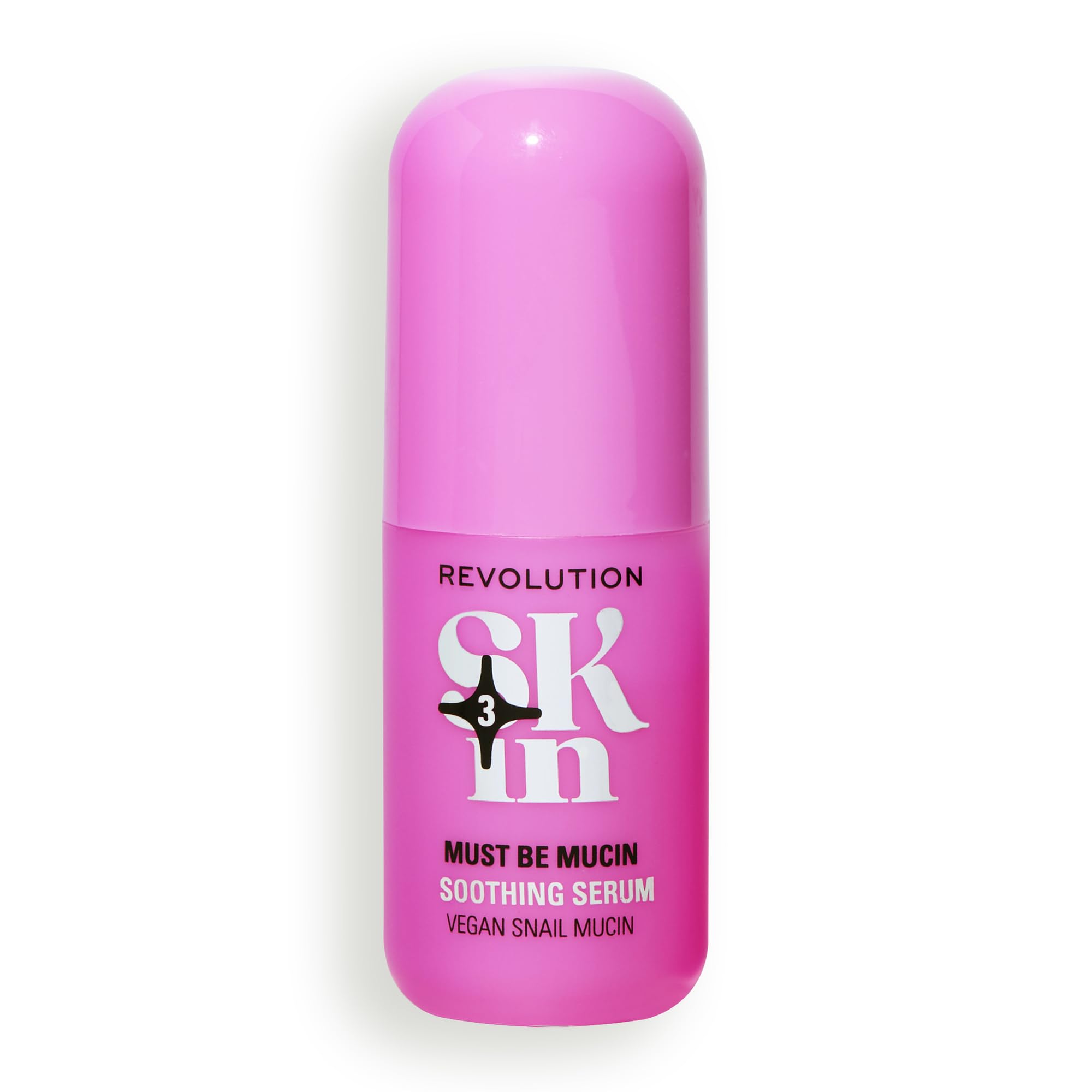 Revolution Skin, Must Be Mucin Vegan Snail Mucin Soothing Serum, Hydrates & Plumps Face & Skin, Vegan & Cruelty-Free, 1.01 fl oz
