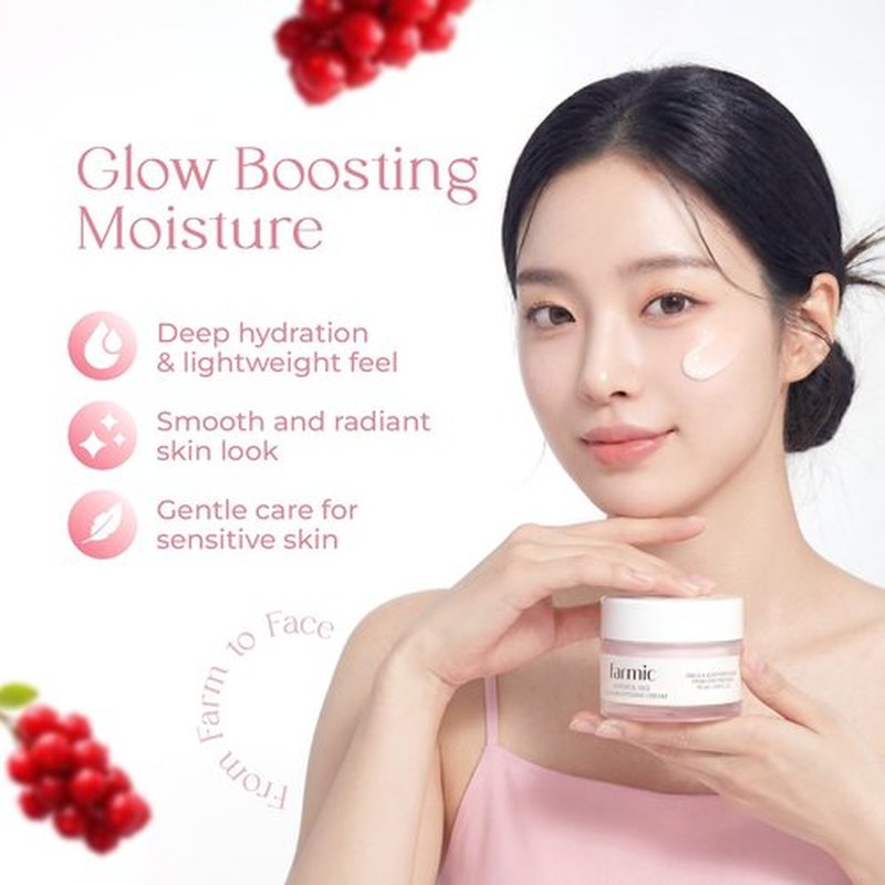 Superful Vegi Glow Cream - Deep-Absorbing Hydrating Facial Cream for Dry & Sensitive Skin | 1.69 fl oz