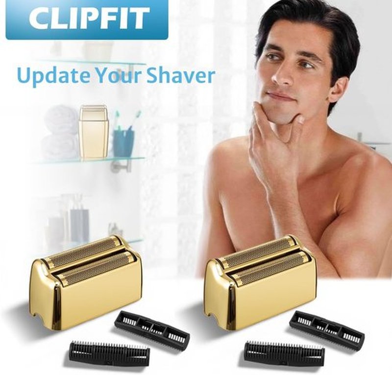 FXFS2 Foil Shaver Replacement Foil - Compatible with Babyliss FXFS2 | Gold Color, 2-Pack