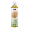 NOW Foods Solutions, Organic Sesame Seed Oil, 100% Pure Moisturizing Oil for Skin and Hair, with Vitamins, Minerals and Phytonutrients, 8-Ounce