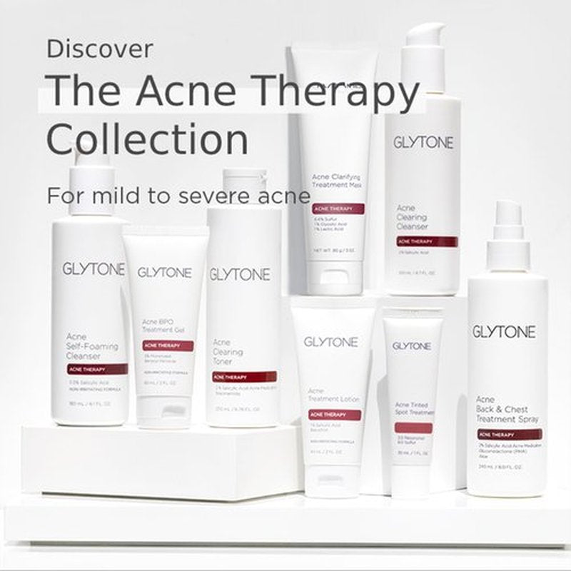 Glytone Acne Treatment Spray for Chest & Back | 2% BHA Salicylic Acid & Gluconolactone | Quick-Dry, Fragrance-Free, 8 fl oz