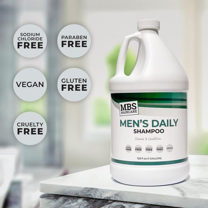 Skiennix Men's Gallon Shampoo - Moisturizing & Hydrating for Sensitive Scalp - 128 Fl Oz, Vegan & Cruelty-Free