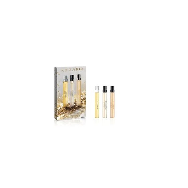 Azzaro The Most Wanted Men's Cologne Discovery Set | 3-Piece Fragrance Bundle - Eau de Parfum & Eau de Toilette