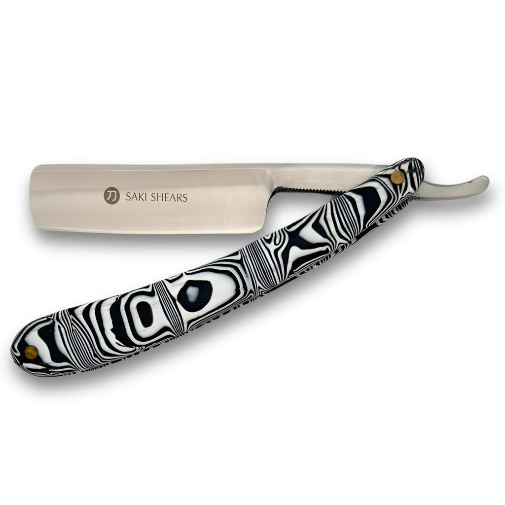 Shaving Straight Edge Razor from Saki Shears (Black)