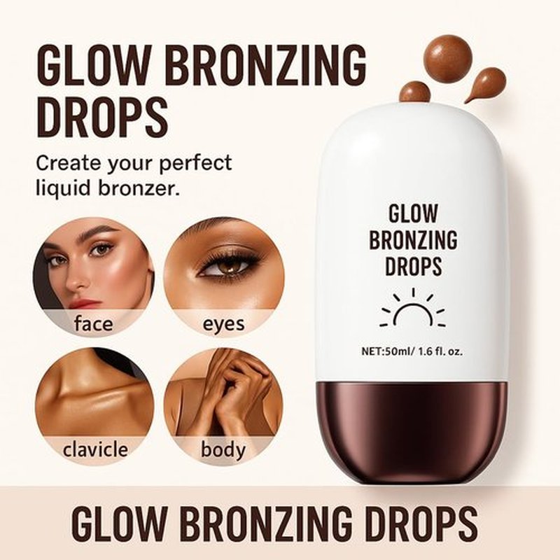 L'Oréal True Match Lumi Glotion - Natural Glow Enhancer & Illuminator Drops, 903 Medium (Champagne Shimmer)
