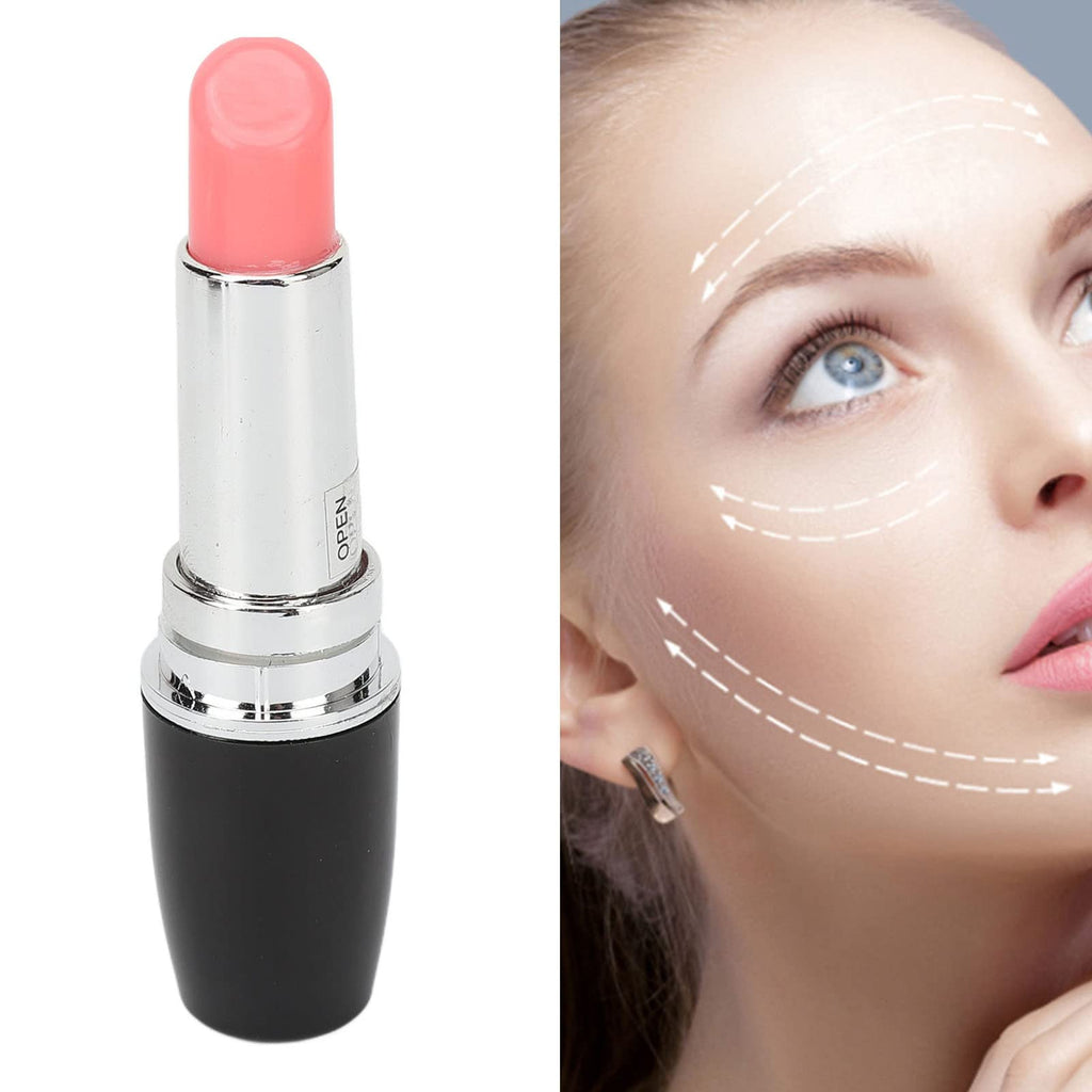 Brrnoo Eye Massager Wand, Massager,Lipstick Massager Portable Black Lipstick Shape Vibration Face Massage Wand for Eye