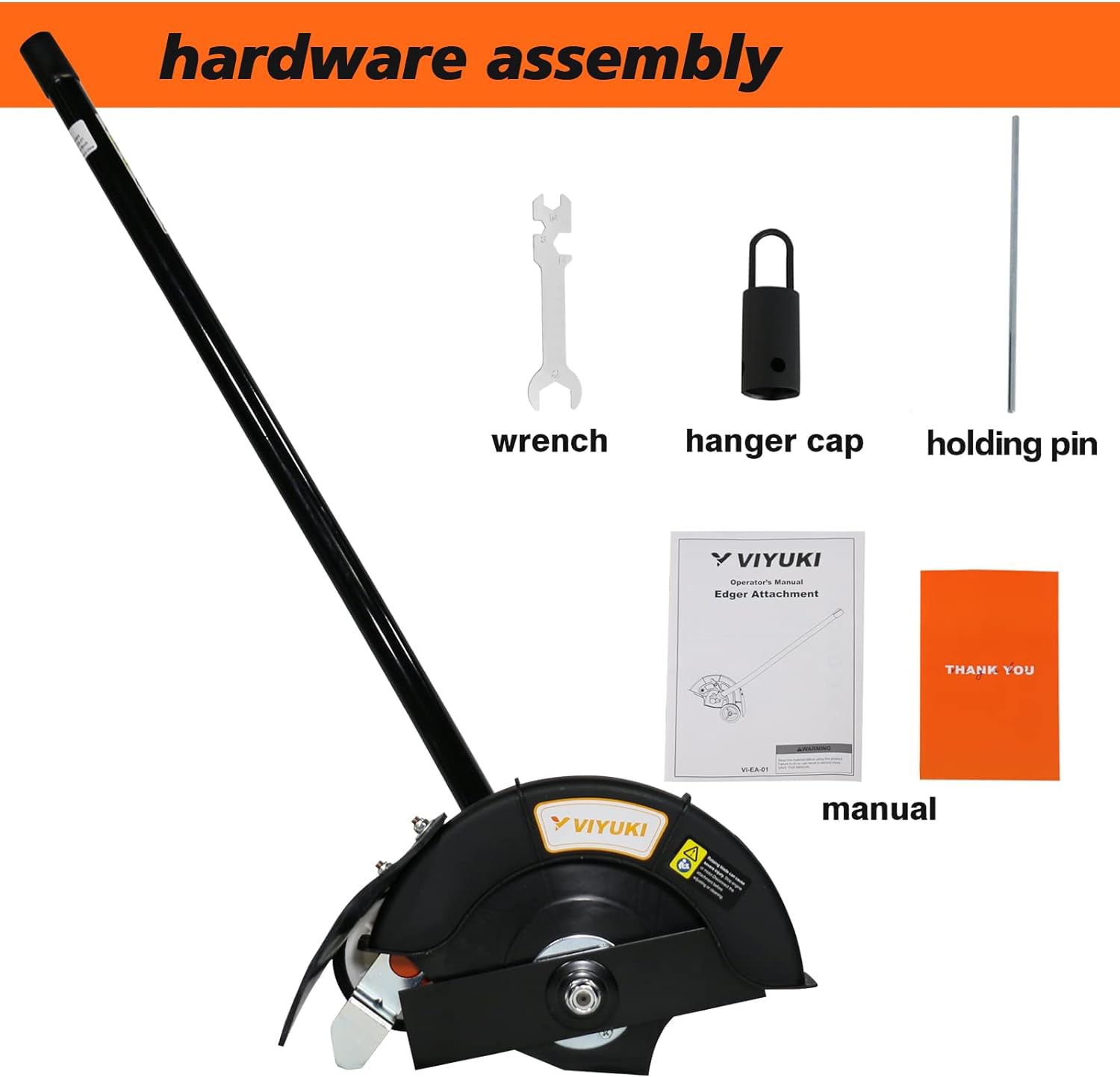 VIYUKI 9-Inch Cutting Blade Lawn Edger Universal Attachment for More Brands of Powerheads