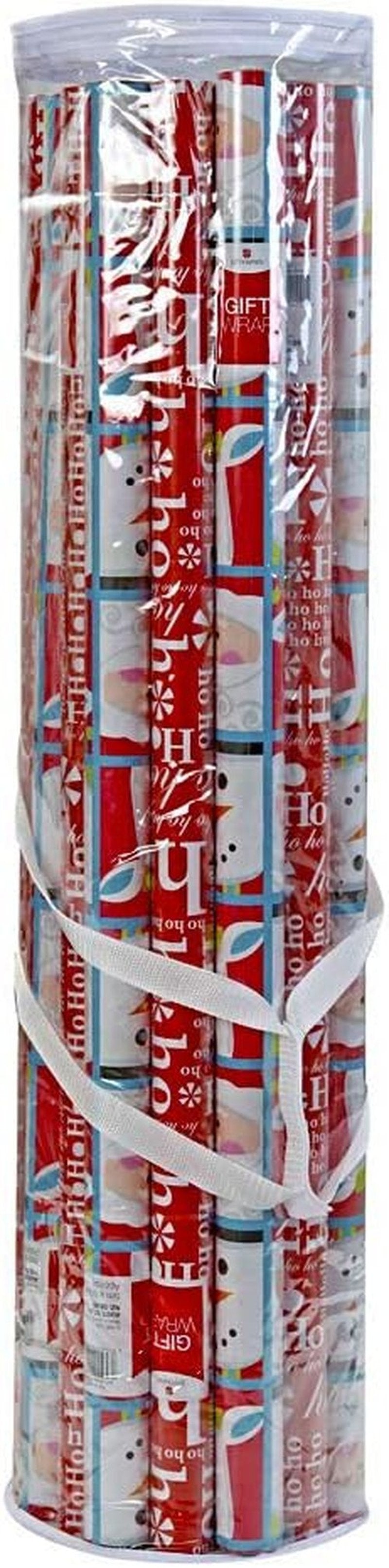 ProPik Gift Wrap Organizer - Heavy Duty Wrapping Paper Storage Bag | Fits 40-Inch Holiday Papers, Holds 24 Rolls