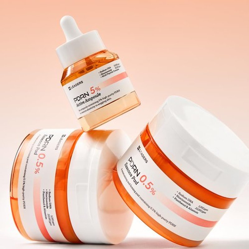 LEADERS PDRN 5% Active Ampoule – Anti-Aging Ampoule to Help Restore Elasticity to Sagging Skin, Improve Skin Firmness, and Supports Skin Renewal - Lightweight, Hydrating, Fast Absorbing Formula - 30ml
