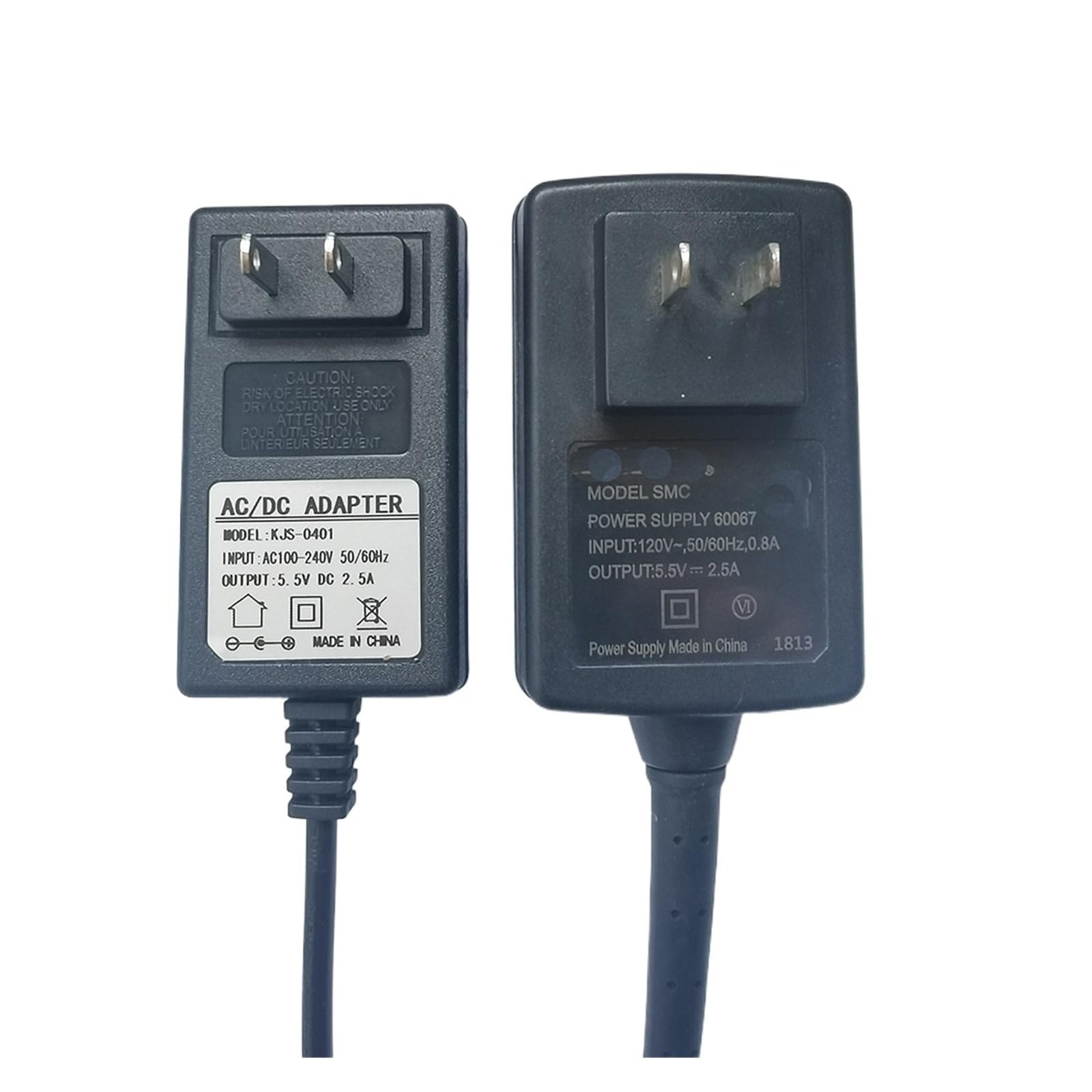 ZGHQHCDRH Professional Pet Clipper Replacement Parts 5.5V Adpater Cord ，Compatible for Andis ，SMC Excel 5 Speed ，Trimmer Replacement Parts
