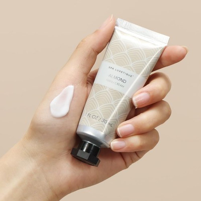 Spa Luxetique Hand Cream Gift Set - Moisturizing Shea Butter & Glycerin Lotion | 4 Travel Size Packs for Women’s Birthdays & Mother’s Day