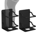 Linkidea 2 Pack Stainless Steel Shower Razor Holder, Waterproof Electric Shaver Organizer, Compatible with Braun Series 5 & Philips Norelco 2400/5000/9000 (Black)