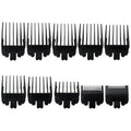 BaBylissPRO Clipper Guards - 10-Pack Attachment Combs for FX870, FX890, FX825, FX673 | Cutting Lengths 1/16-1 Inch