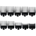 BUTITNOW New 10-Piece Hair Clipper Guards Set Compatible for Wahl, for Andis, and More 1/16" to 1" Cutting Lengths - Black