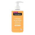 Neutrogena Oil-Free Acne Face Wash, Fragrance Free, Sensitive Skin Facial Cleanser with 2% Salicylic Acid Acne Treatment for Face, 9.1 Fl Oz