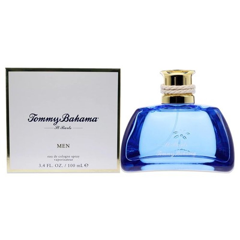 Tommy Bahama St. Barts Men Eau De Cologne - Refreshing Island-Inspired Scent with Lime, Guava & Vanilla | Long-Lasting Fragrance