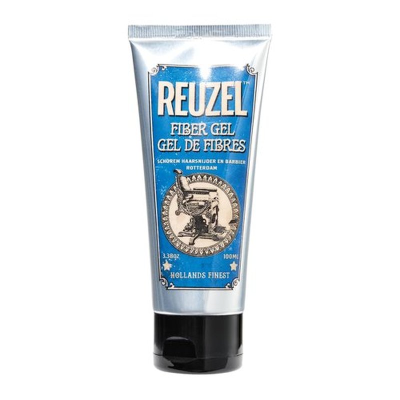 Reuzel Fiber Gel For Men - Alcohol-Free Formula With Subtle Rum Fragrance - Non-Sticky & Flake-Free Hold