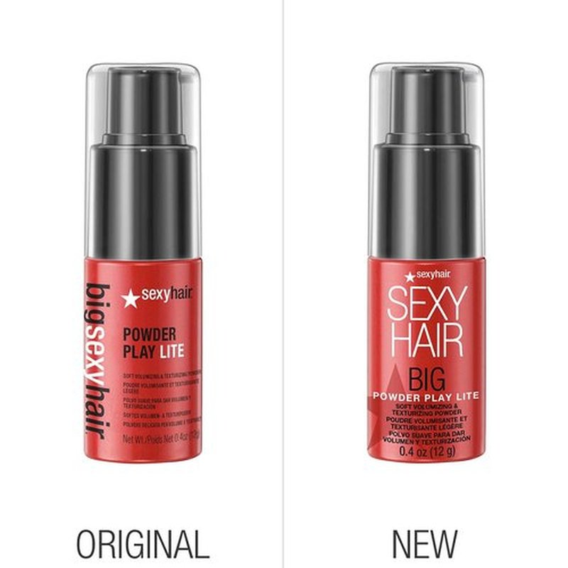 SexyHair Big Powder Play Lite - Soft Volumizing & Texturizing Powder, 0.4 Oz | Lightweight & Invisible Finish