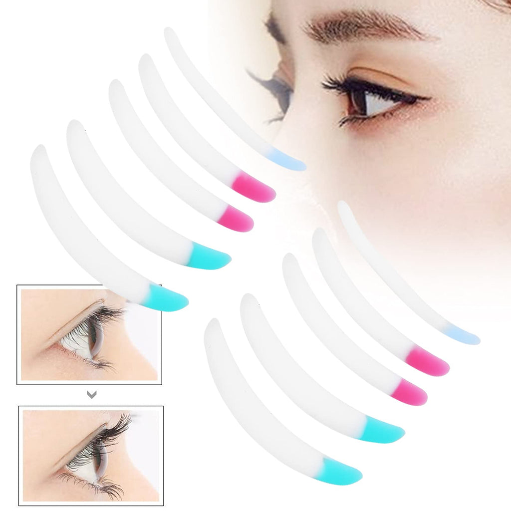 5 Pairs Eyelash Perming Pads Eyelash Perming Curler Pads Kit Silicone Eyelash Perming Pad Eyelashes Pads Soft Eyelashes Curler Tool
