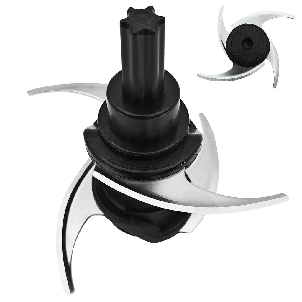 for Ninja Food Chopper Express Chop Blade, Replacement Parts Compatible with Ninja NJ110GR NJ100 NJ100WM Food Processor 16-Ounce Bowl, Express Chopper Blender Attachment Accessories