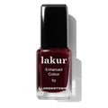 LONDONTOWN lakur Nail Polish - Chip-Resistant, Non-Toxic, Conditions & Hydrates Nails | Glossy Maroon Red, Naughty List, .40 fl oz