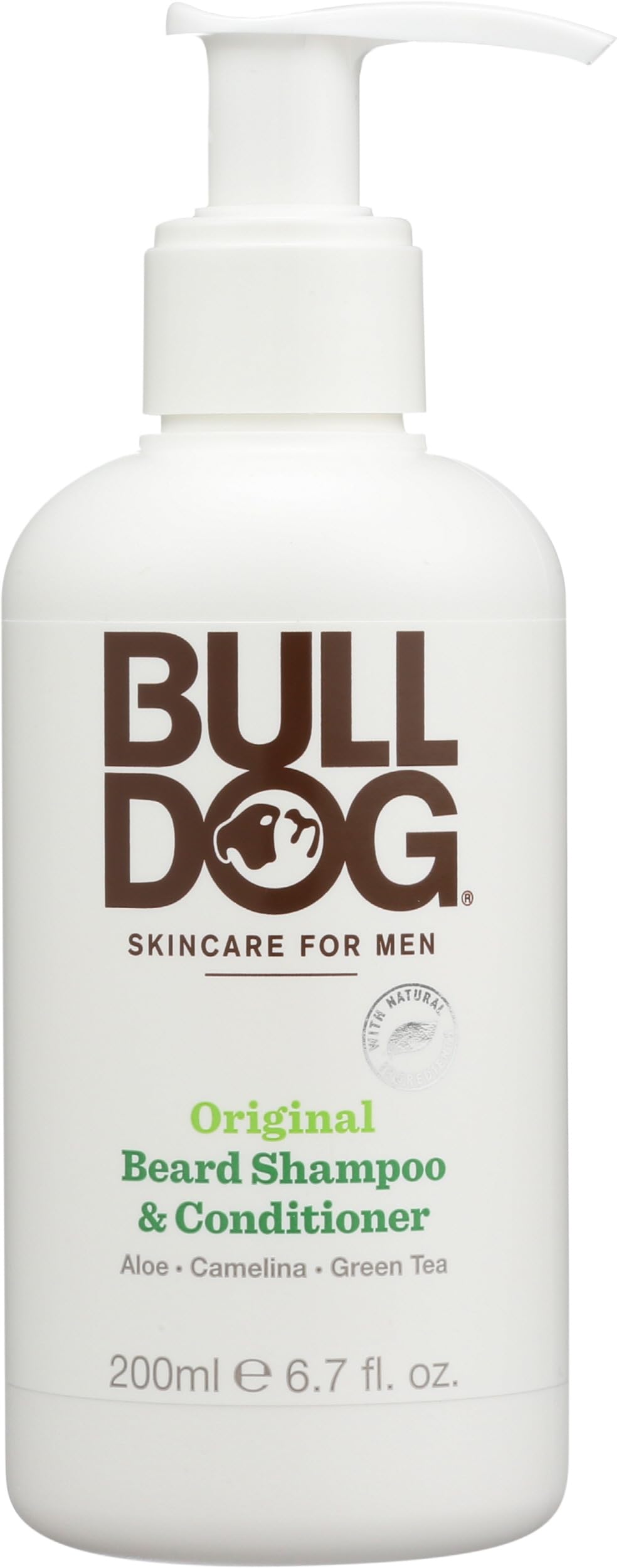 Bulldog Mens Skincare and Grooming Original Beard Shampoo and Conditioner, 6.7 Ounce