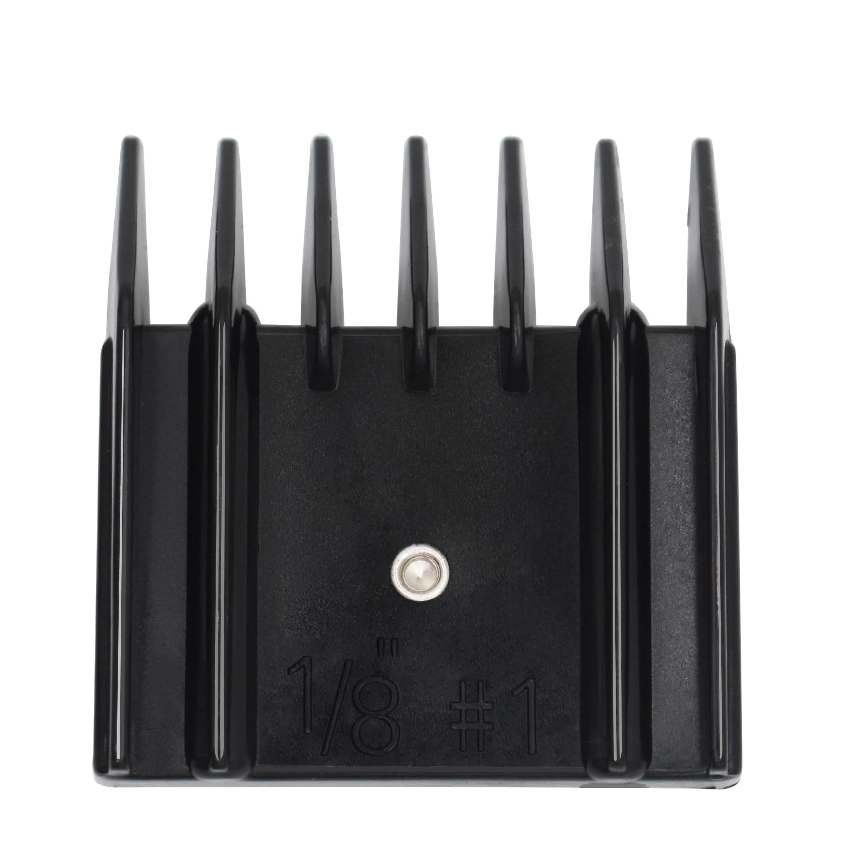 Professional A5 Style Animal Hair Clipper Attachment Guard Guide Cutting Combs 76926-900, Compatible with Oster Classic 76 A5 Andis AG BG Wahl KM Pet Groomers (Black, #1-1/8")