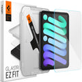 Spigen Tempered Glass Screen Protector [GlasTR EZ Fit] Designed for iPad Mini (2024 7th Generation A17 Pro / 2021 6th Generation) [Case-Friendly]