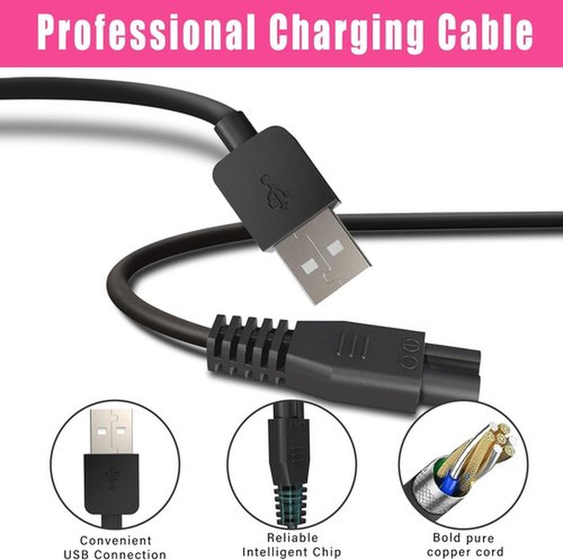 SUPRENT Hair Clipper Charger Cord - Universal Replacement for Electric Clippers & Trimmers | Compatible with Ceenwes & Oneisall