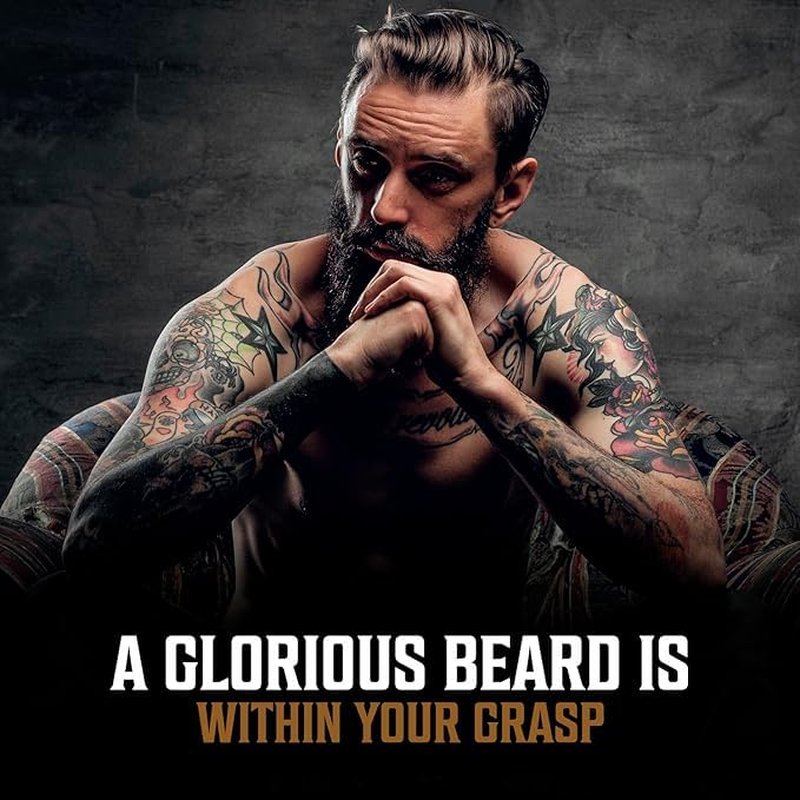 Viking Revolution Palo Santo Beard Oil - Natural Moisturizing Beard Conditioner with Argan & Jojoba Oil - 1 Pack