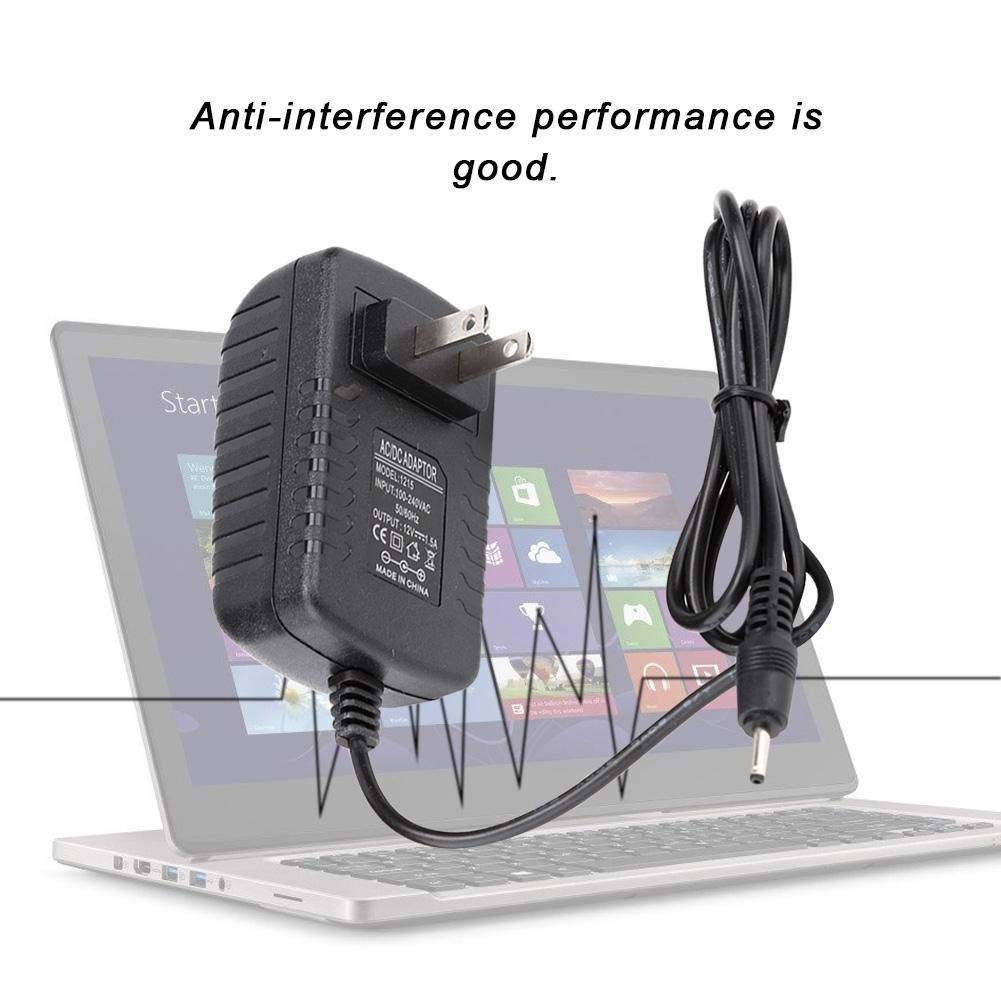 Zopsc Universal Power Adapter 12V 1.5A Tablet Charger Adapter for Iconia Tab A500 (US Plug)