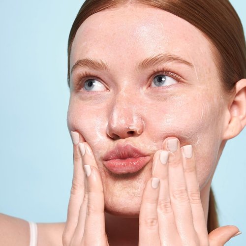 Indie Lee Brightening Facial Gel Cleanser - Gentle Hydrating Makeup Remover & Exfoliating Face Wash | 30 ml